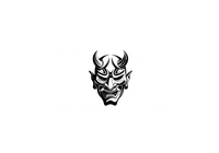Thumbnail for Hannya Demon Mask Throw Pillow | Japanese Oni Tribal Pillow | Tattoo Art Gift