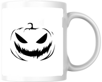 Thumbnail for Scary Pumpkin Face Mug | Halloween Jack-O-Lantern Coffee Mug | Spooky Season Gift