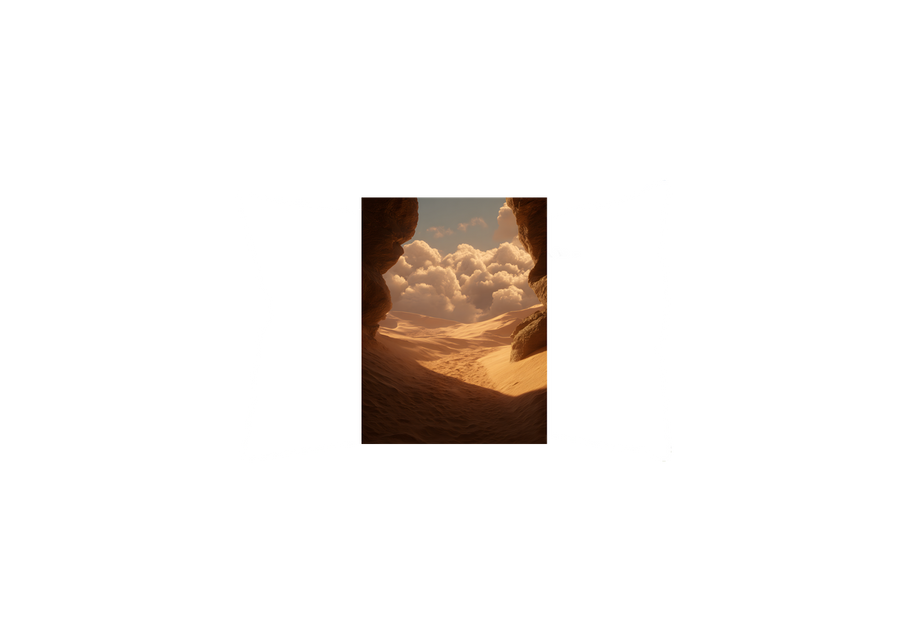Desert Dunes Throw Pillow | Sandy Canyon Landscape Decorative Pillow | Boho Home Gift