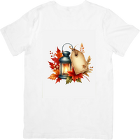 Thumbnail for Autumn Lantern T-Shirt | Fall Leaves Cozy Graphic Tee | Thanksgiving Season Gift